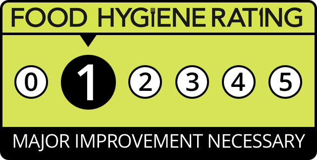 Official Food Hygiene Rating: 0 Stars Expected